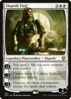 Elspeth Tirel [Phyrexia: All Will Be One Commander] Near Mint - Image 1