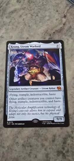 Krang, Utrom Warlord Teenage Mutant Ninja Turtles Regular Mythic MTG NM - Image 1