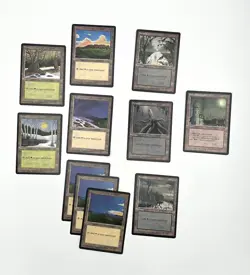 MTG Land Lot: Odyssey/Onslaught Non-Basics, White Border & Vintage Basics - Image 3