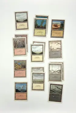 MTG Land Lot: Odyssey/Onslaught Non-Basics, White Border & Vintage Basics - Image 4