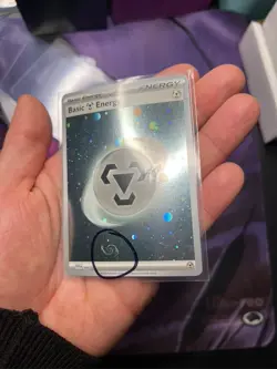 151 Metal Steel Energy Cosmos HD Galaxy Mew Tail Swirl Pokemon NM - Image 1
