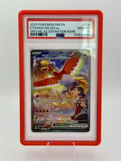 2025 POKEMON DRI SPECIAL ILLUSTRATION RARE #230 ETHAN'S HO-OH EX PSA 10 - Image 1