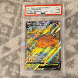 The Pokemon Company Pokemon TCG Charizard V SWSH260 Promo Full Art Holo PSA 9 - Image 1