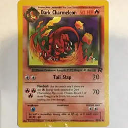 Pokemon - Dark Charmeleon - Team Rocket - W Stamp 32/82 WOTC Hp See Photos - Image 1