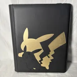 Pokemon Elite Series: Pikachu 9-Pocket Zippered PRO-Binder Organizer Storage 74427157722 - Image 1