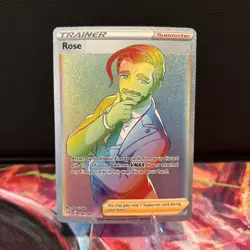 Pokemon Rose 196/189 Swsh03: Darkness Ablaze Secret Rare Full Art Trainer Holo - Image 1