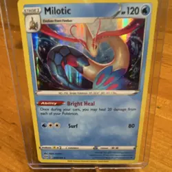 Nintendo Pokemon TCG 2020 Holo Card Lot - Milotic, Trevenant, Clefairy, Hitmonl… - Image 2