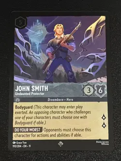Disney Lorcana Winterspell John Smith - Undaunted Protector Cold Foil 193/204 - Image 1
