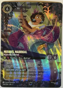 Disney Lorcana TCG - Mirabel Madrigal Musically Talented Enchanted - 206/204 NM - Image 1