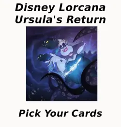 Disney Lorcana Ursula's Return CHOOSE YOUR CARD with Legendary and Super Rare - Image 1