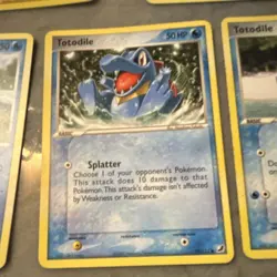 Pokemon TCG Totodile Dragon Frontiers Lot - 5 Different Cards (2006) - Image 3