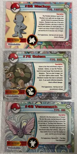 pokemon tv series cards All NM Never played Blue Lable - Image 2