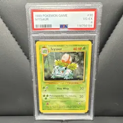 Pokemon Ivysaur 30/102 Base Set Uncommon Regular PSA 4 English 1999 Card - Image 1