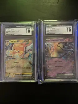 Pokemon CGC Graded ex Card Lot Pawmot Mimikyu Toxtricity Ceruledge - Image 1