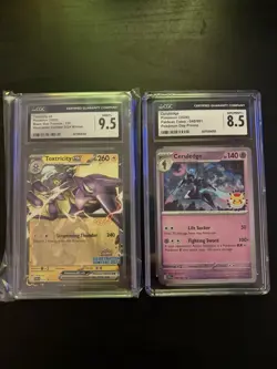 Pokemon CGC Graded ex Card Lot Pawmot Mimikyu Toxtricity Ceruledge - Image 3