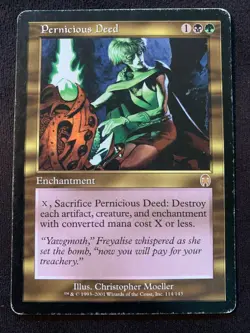 MTG Magic 1x x1 - Pernicious Deed Apocalypse Ed MP - Image 1