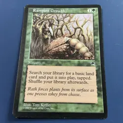 Rampant Growth - Tempest - LP - MTG Magic - Common - Green Sorcery - Image 2