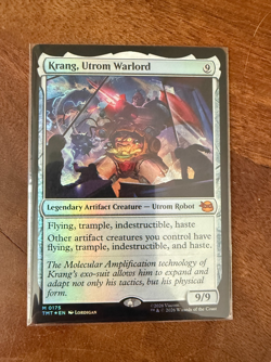 x1 Krang, Utrom Warlord Foil PROMO MTG Teenage Mutant Ninja Turtles English - Image 1
