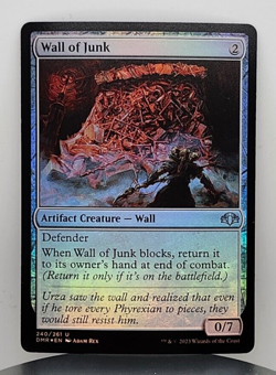 Foil - Wall of Junk - Dominaria Remastered (DMR) - 240/261 - MTG - Image 1