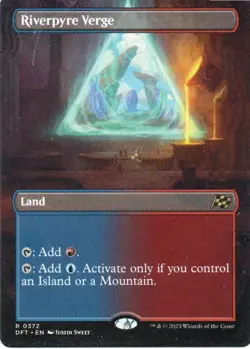 MTG: Aetherdrift: Borderless Riverpyre Verge: Lightly Played Condition - Image 1