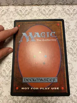 MTG Chaos Orb 6X9 Oversized Promo Heavily Played Magic The Gathering - Image 2