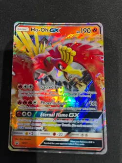Lightly Played Ho-Oh GX - SM57 - SM Black Star Promos Pokemon SM Promo - Image 1