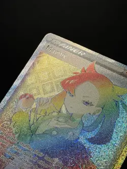Marnie 208/202 SWSH Base set Holo Rainbow Secret Rare Pokemon Card AB2 MP1 - Image 5