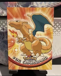Charizard #6 Pokemon Topps TV Animation Series Edition Non Holo - NM - Image 1