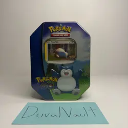 Pokemon TCG 2022 Pokemon Go Tin Snorlax Promo New Factory Sealed - Image 1