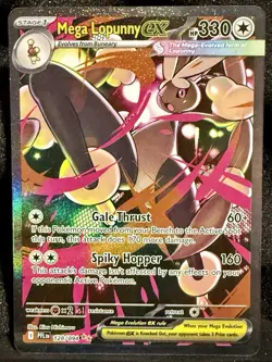 Pokemon TCG Mega Lopunny Ex 128 SIR ME02: Phantasmal Flames 2025 NM/SINGLE - Image 1