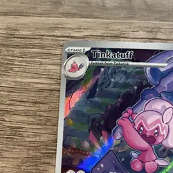 Pokemon TCG Tinkatuff Scarlet & Violet Paldea Evolved Holo Card 217/193 Full Art - Image 4