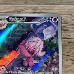Pokemon TCG Tinkatuff Scarlet & Violet Paldea Evolved Holo Card 217/193 Full Art - Image 5