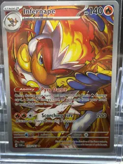 Infernape Illustration Twilight Masquerade Pokemon TCG Card 173/167 - Image 1