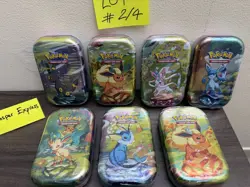 Pokemon TCG Prismatic Evolutions Sealed Mini Tins - LOT OF 7 SEALED ✅ - Image 2