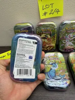 Pokemon TCG Prismatic Evolutions Sealed Mini Tins - LOT OF 7 SEALED ✅ - Image 3