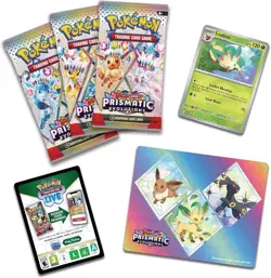 Pokemon TCG Prismatic Evolutions Tech Sticker Collection Leafeon ⭐⭐NEW SEALED⭐⭐ - Image 2