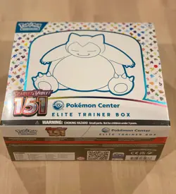 Pokemon SV 151 Snorlax Pokemon Center Elite Trainer Box (ETB) Sealed - Image 1