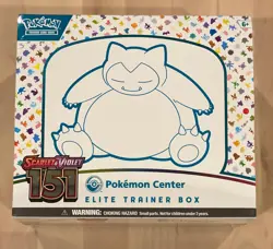 Pokemon SV 151 Snorlax Pokemon Center Elite Trainer Box (ETB) Sealed - Image 2