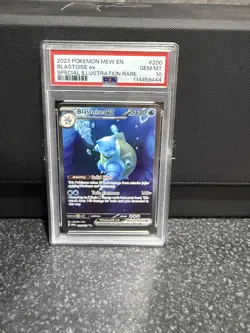 POKEMON TCG BLASTOISE EX 200/165 PSA 10 SV 151 SPECIAL ILLUSTRATION RARE - Image 1