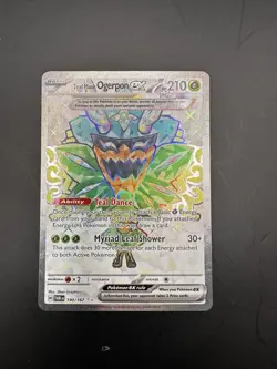 Pokemon TCG Teal Mask Ogerpon ex 190/167 Twilight Masquerade Ultra Rare Holo - Image 1