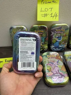 Pokemon TCG Prismatic Evolutions Sealed Mini Tins - LOT OF 7 SEALED ✅ - Image 3