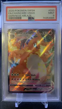 Charizard VMAX Darkness Ablaze 020/189 Pokemon PSA 9 - Image 1