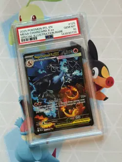 Pokemon 2025 Mega Charizard X ex 125/094 SIR Phantasmal Flames GEM MINT PSA 10 - Image 1