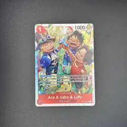 Ace & Sabo & Luffy - One Piece TCG - Carrying On His Will - OP13-023 SR - Image 1