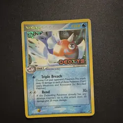 Pokemon Seaking Reverse Holo Rare 70 HP EX Deoxys 24/107 Stage 1 Card 2005 - Image 1