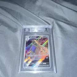 Pokemon Tyranitar Paldea Evolved 2023 Beckett 9 Holo Card 222/193 - Image 1