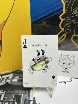 NM PACK FRESH 1999/2000 Lugia Pokemon Silver Poker Playing Card Ledyba - Image 1