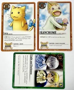 Zatch Bell Trading Cards Lot Kanchome Light & Darkness Nya 2005 Makoto Raiku - Image 1