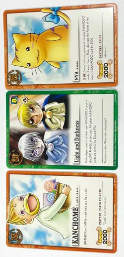 Zatch Bell Trading Cards Lot Kanchome Light & Darkness Nya 2005 Makoto Raiku - Image 2