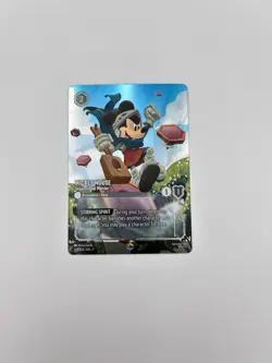 Lorcana Mickey Mouse Inspirational Warrior ENCHANTED RARE Card 221/204 - Image 1